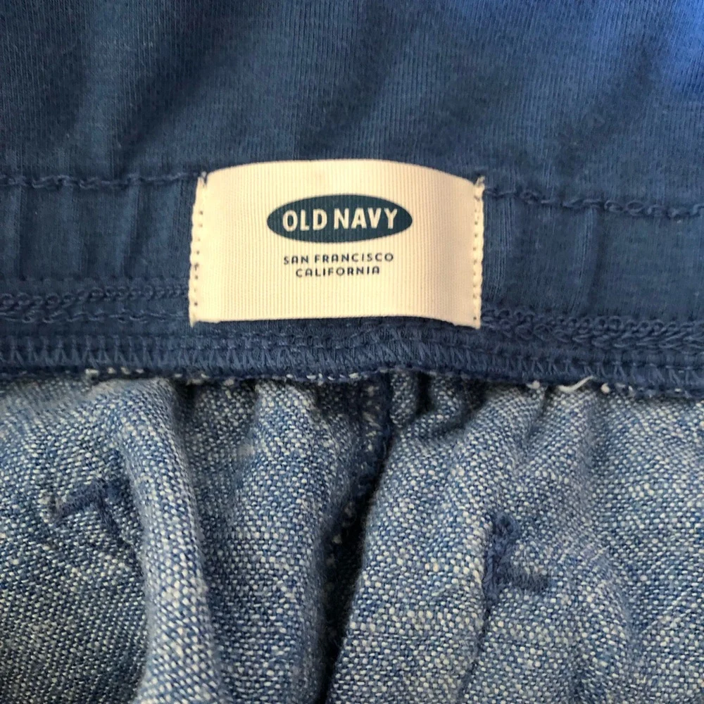 Linen blend high waist pants - Picture 2 of 4